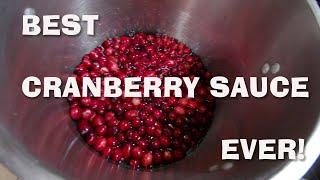 Best Cranberry Sauce Recipe Especially for those who dont like it. Smooth