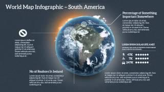 World Map PPT Infographic Animated Template