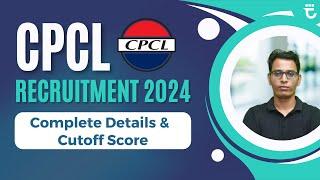 CPCL Recruitment 2024  Complete Details & Cut-off Score Through GATE 2023  Sumit Prajapati