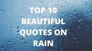 Top 10 Rain Quotes  Best Quotes  Beautiful Quotes  Quote Of The Day  Rain Status