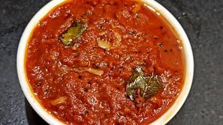 கார சாரமான ஆந்திரா ஸ்டைல் மிளகாய் சட்னி Kara chutney in Tamil   Millagai chutney  In Tamil