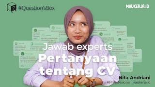 Jawab Pertanyaan Soal CV