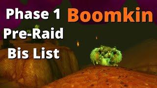 Boomkin Pre-Raid Bis  Most Important Items  TBC Classic  Phase 1