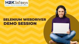 Selenium Webdriver Demo Session  Selenium With Java  Java Course online  H2kinfosys  Free demo