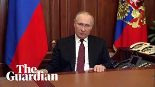 Russia-Ukraine crisis Putin orders military operation in Ukraine