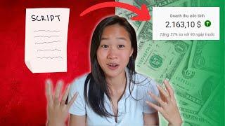 5 Bước Viết Script YOUTUBE Giúp Bạn Bật Kiếm Tiền  - KIẾM TIỀN ONLINE