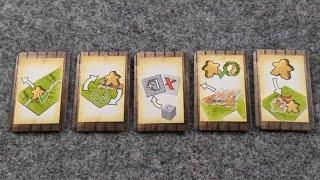 WHATS NEW Carcassonne The Gifts Mini-Expansion plus PLAYTHROUGH and RANKING