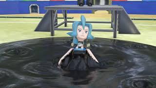 QUICKSAND ANIMATION  Pokemon II Clair stuck and sinking in a quicksand pit  made with blender