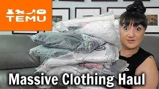 Huge TEMU Clothing Haul  9423  This Girl Has A New Wardrobe Now