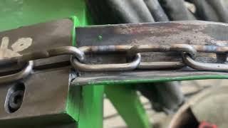 stainless steel 4mm-8mm link chain making machine twisted chain bending machine animal chain welding