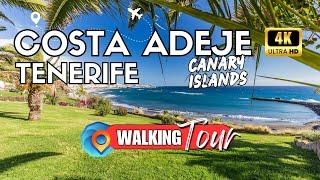 Exploring Costa Adeje Tenerife   Walking Tour 4K in Beautiful Beaches in Tenerife South