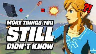 20 MORE Things You STILL Didnt Know In Zelda Breath Of The Wild