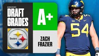 2024 NFL Draft Grades Steelers select Zach Frazier No. 51 Overall  CBS Sports