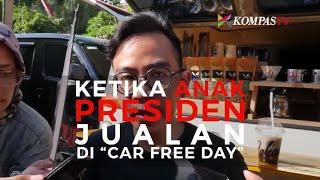 Ketika Anak Presiden Jualan di Car Free Day