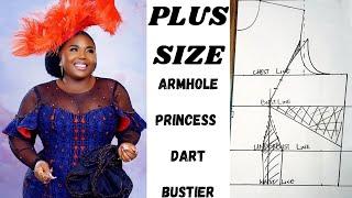 How to draft a PLUS SIZE basic bodice block like a PRO Also beginners friendly