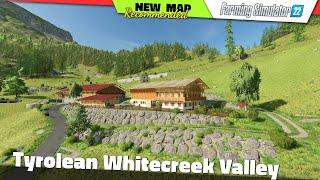 FS22  NEW MAP Tyrolean Whitecreek Valley - Farming Simulator 22 New Map Review 2K60