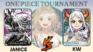 ワンピカード  ONE PIECE CARD GAME TOURNAMENT   黄カタクリ VS 緑黄ヤマト 