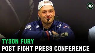 Tyson Fury “I thought I won but I cant cry about it”  Post Fight Press Conference