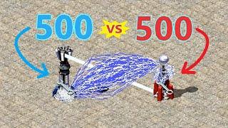 500 stacked - Prism Towers vs Tesla Coils - Red Alert 2