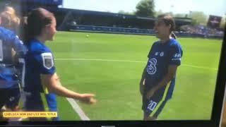 Jessie Fleming and Sam Kerr Joke