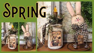 Bunny Jar  Rusty Spring