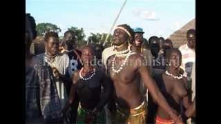 SOUTH SUDAN traditional dance welcoming new governor