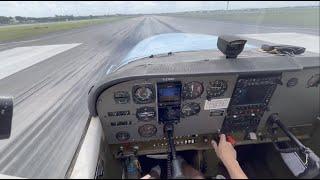 Pilot POV Cessna 172 Takeoff