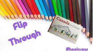 Completed Canada to Colour FlipThrough #hootcrew #thenightowl