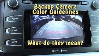 How to Read Backup Camera Color Guidelines