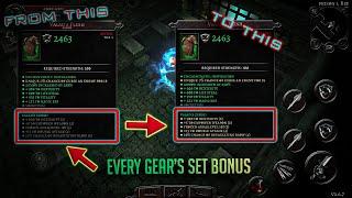 Anima ARPG - How to unlock every GEARs BONUS? Beginners Guide