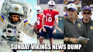 Minnesota Vikings News Dump 6.23.2024  Passtronaut Memories USA Tackle Football Team? NORVVVVVV