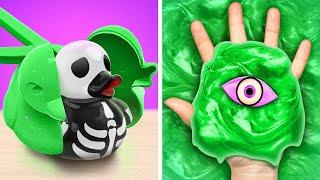 Duck Monster Turned Into Kaufmo?  *Thing And Wednesday Scary Crafts And Gagdet*