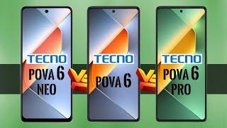 Tecno Pova 6 Neo Vs Tecno Pova 6 Vs Tecno Pova 6 Pro