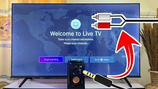 How to Connect Speaker to TV Using RCA AV Cable