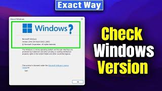 How to Check Which Windows Version You Have 2024 Quick & Easy  How To Check Your Windows Edition