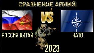 Россия Китай vs НАТО  Армия 2023 Сравнение военной мощи