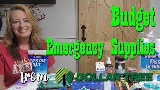 $25 Budget Emergency Supply Stock Up from Dollar Tree