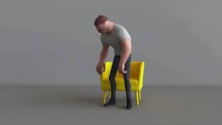 Exercise 2 Sitting animation process