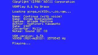 VGMPlay MSX Y8950 MSX-AUDIO support