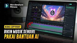 Bikin Musik Sendiri pakai AI Bebas Copyright & Aman untuk Konten YouTube - Filmora 13