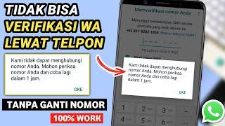 Cara atasi kami tidak dapat menghubungi nomor anda - kode verifikasi wa