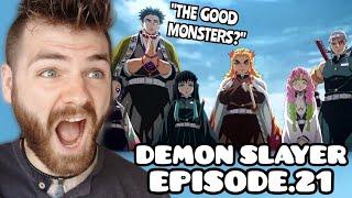 THE STRONGEST SLAYERS??  DEMON SLAYER - EPISODE 21  New Anime Fan  REACTION