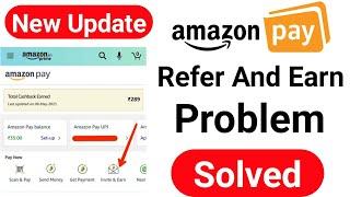 Amazon refer and earn option not showing  Amazon refer and earn option kaise laye  Amazon Pay