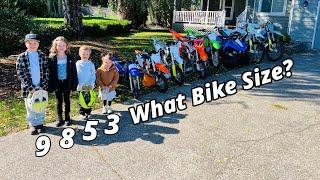 Whats the right bike size for your kids? Explained in depth