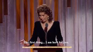 Sophia Loren honors Lina Wertmüller