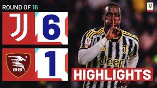 JUVENTUS-SALERNITANA 6-1  HIGHLIGHTS  Juve are unstoppable  Coppa Italia Frecciarossa 202324