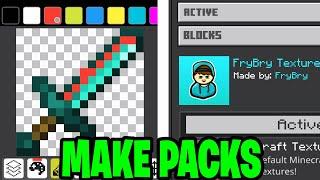 How To Make Texture Packs For Minecraft Bedrock - Android & IOS
