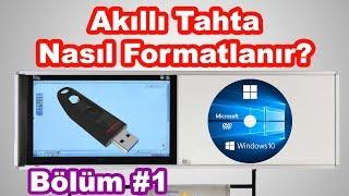 Akıllı tahtalara nasıl format atılır  - USB hazırlama Bölüm #1