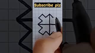 3d art optical illusion..#easydrawing #3dart #viral #youtubeshorts #shorts