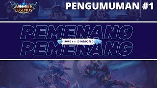 PASUKAN GIVEAWAY MOBILE LEGEND MASUKKK PEMENANG #GIVEAWAY 1